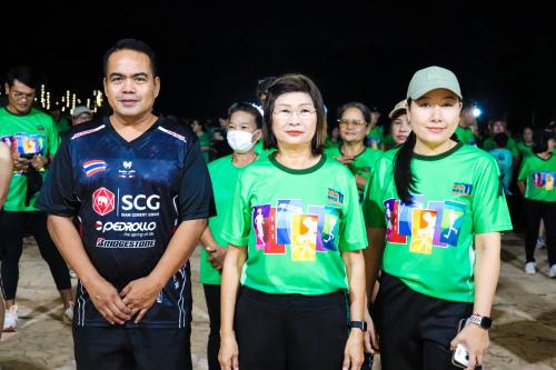 เข้าร่วมกิจกรรมโครงการแสงนำใจไทยทั้งชาติ เดิน วิ่ง ปั่น ป้องกันอัมพาต ครั้งที่ 11 เฉลิมพระเกียรติ